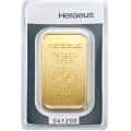 50 g Gold Bar Heraeus