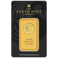 50 g Gold Bar Perth Mint