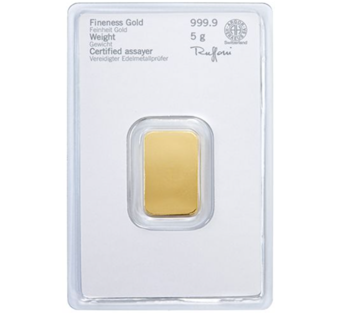 5g Gold Bar Heraeus