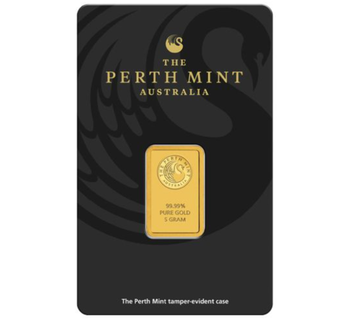 5g Gold Bar Perth Mint