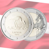 Läti 2 eurot UNC 2015 - Toonekurg