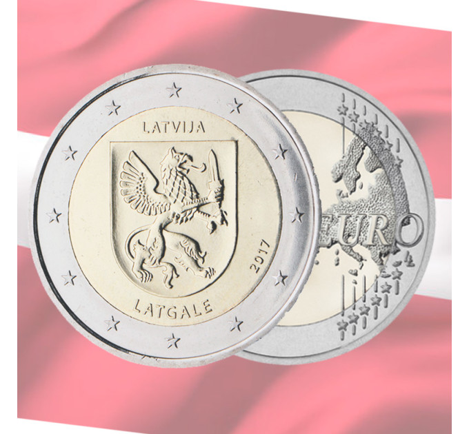 Latvia 2 euro UNC 2017 - Latgale