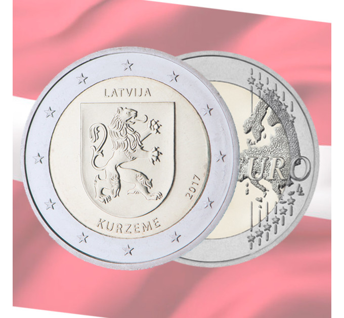 Latvia 2 euro UNC 2017 - Kurzeme