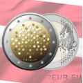 Latvia 2 euro UNC 2022 - 100 Years Bank of Latvia