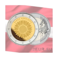 Läti 2 eurot UNC 2023 - Slava Ukrainai