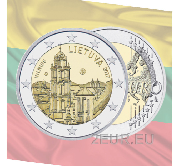 Lithuania 2 euro UNC 2017 - Vilnius