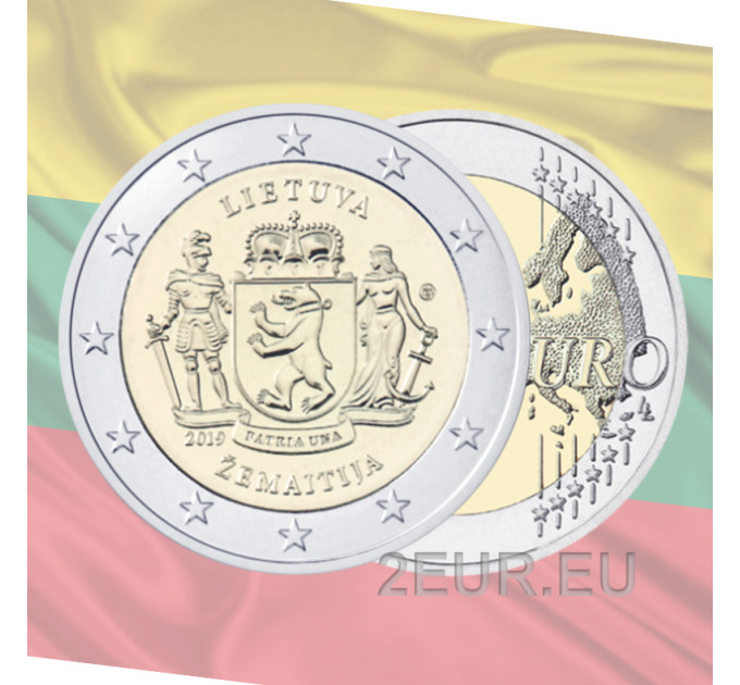 Lithuania 2 euro UNC 2019 - Zemaitija