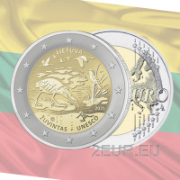 Leedu 2 eurot UNC 2021 – Žuvintase biosfäärikaitseala
