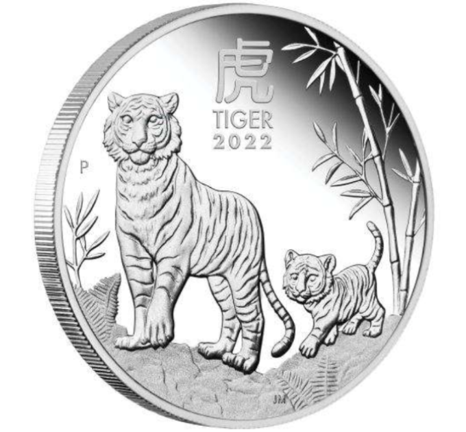 Australia 1 OZ BU 2022 - Year of the Tiger