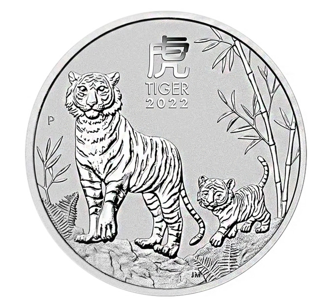 Australia 2 OZ BU 2022 - Year of the Tiger