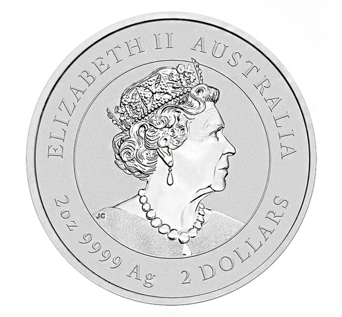 Australia 2 OZ BU 2022 - Year of the Tiger