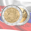 Slovakia 2 euro UNC 2012 - 10 Years of Euro Cash