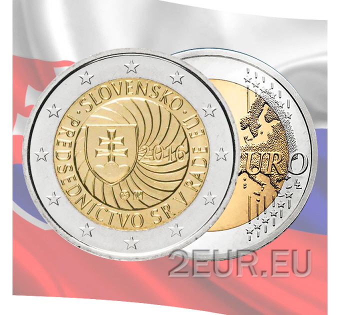 Slovakia 2 euro UNC 2016 - Slovak Presidency of the Council of the European Union