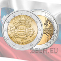 Slovenia 2 euro UNC 2012 - 10 Years of Euro Cash