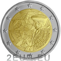 Kreeka 2 euro rull 2022 – Erasmuse programmi 35 aastat