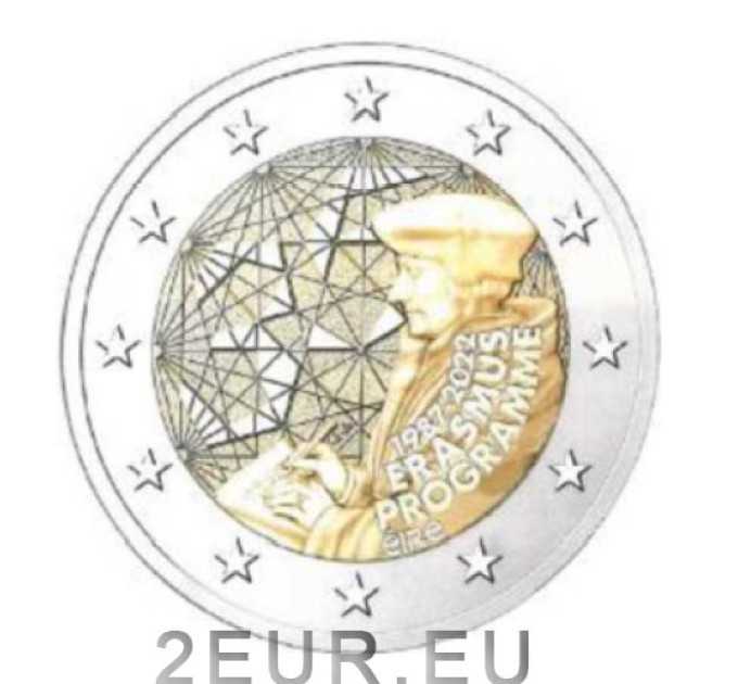 Ireland 2 euro UNC 2022 - 35 Years of the Erasmus