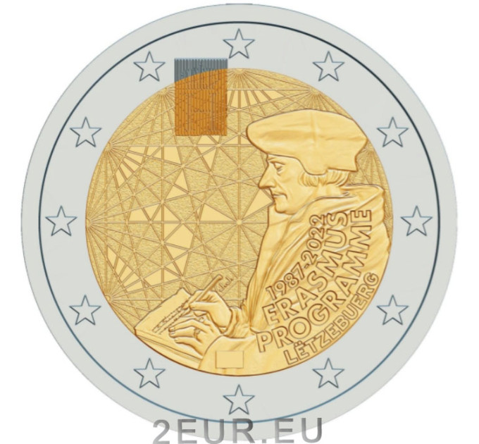 Luxembourg 2 euro UNC 2022 - 35 Years of the Erasmus