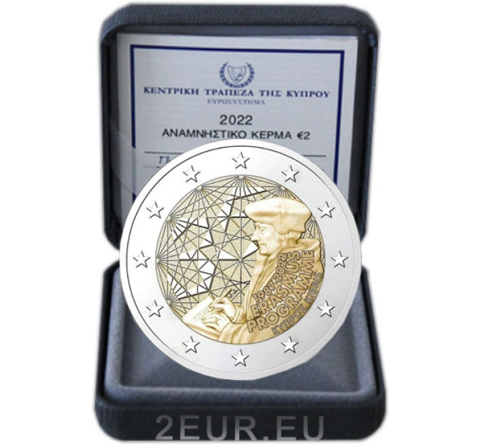 Cyprus 2 euro proof 2022 - 35 Years of the Erasmus Programme