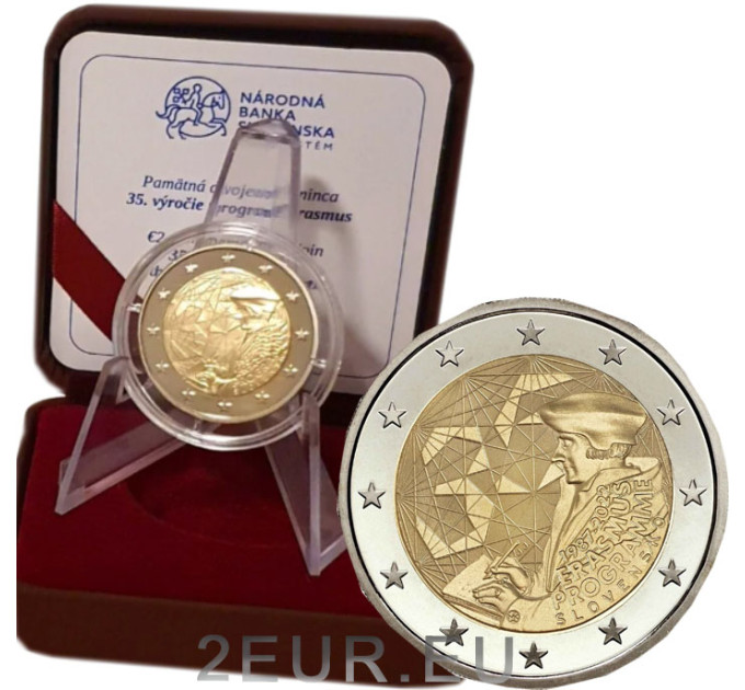 Slovakia 2 Euro proof 2022 - 35 Years of the Erasmus