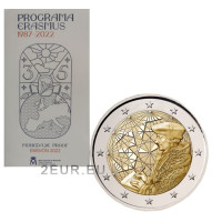 Hispaania 2 eurot proof 2022 – 35 aastat Erasmuse  