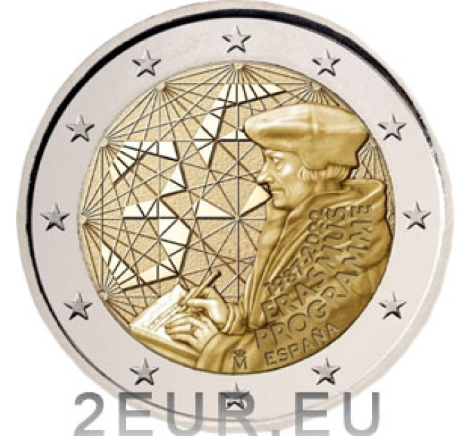 Spain 2 euro UNC 2022 - 35 Years of the Erasmus