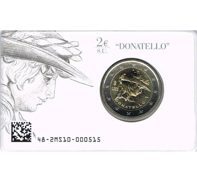 Italy 2 euro BU 2016 - 550th anniversary of the death of Donatello