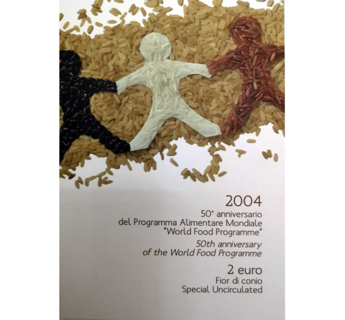 Italy 2 euro BU 2004 - 40 Years World Food Programme