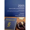 Italy 2 euro BU 2005 - 1th Anniversary of the Signing of the EU Constitution