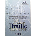 Italy 2 euro BU 2009 - 200th Anniversary of the Birth of Louis Braille