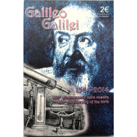 Itaalia 2 euro BU 2014 – Galileo Galilei 450. sünniaastapäev