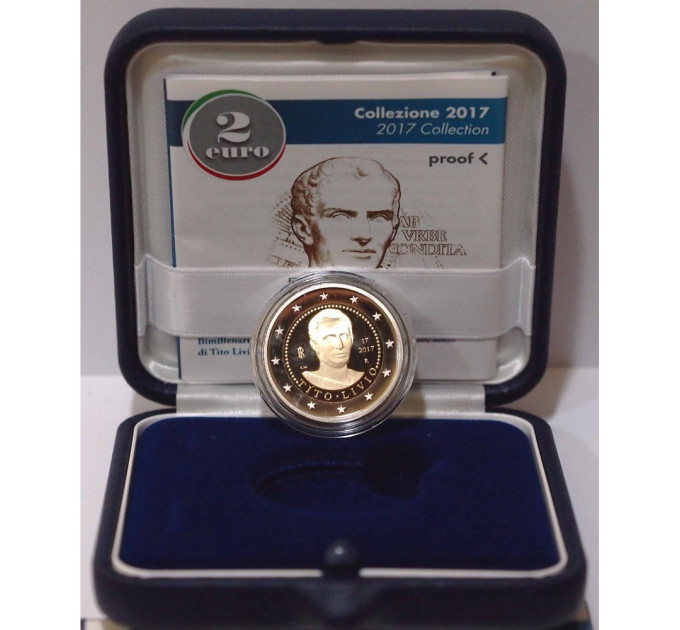 Italy 2 euro proof 2017 - 2000th Anniversary of the death of Tito Livio