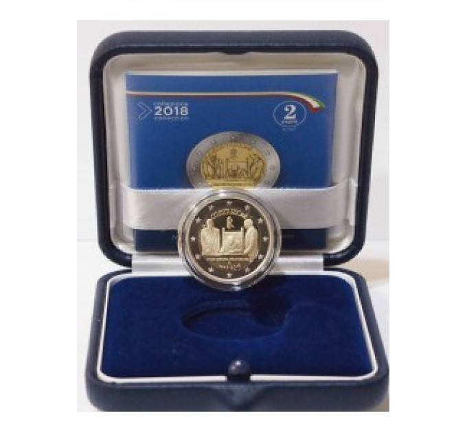 Italy 2 euro proof 2018 - 70 Years Constitution of the Italian Republic
