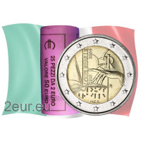 Itaalia 2 euro UNC rull 2009 – Louis Braille'i 200. sünniaastapäev