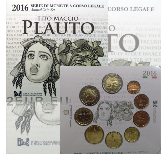 Italy Euro set BU 2016