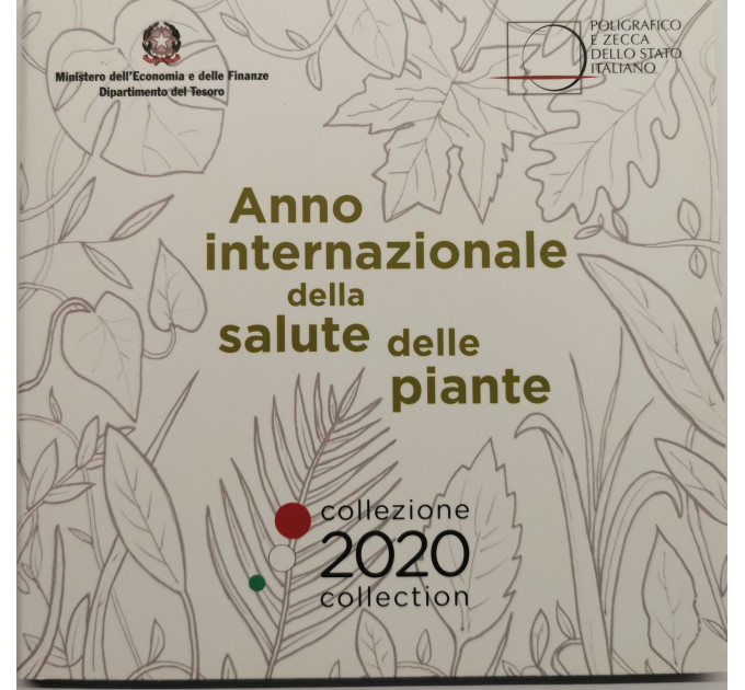 Italy 2020 - Euro Set BU + silver - "Year of Plant Health"