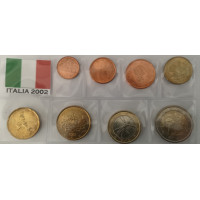  Itaalia euro komplekt UNC 2002