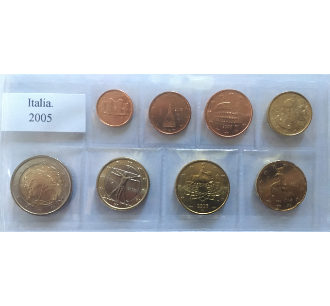 Italy euro set UNC 2005