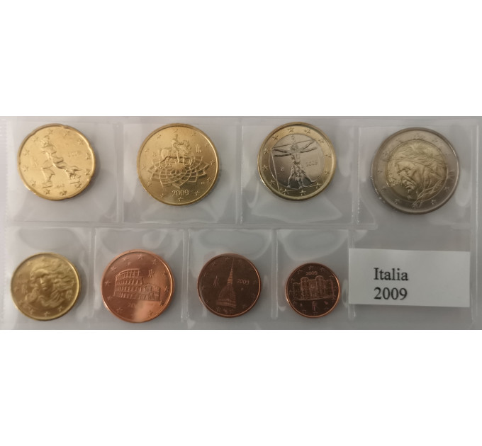 Italy euro set UNC 2009