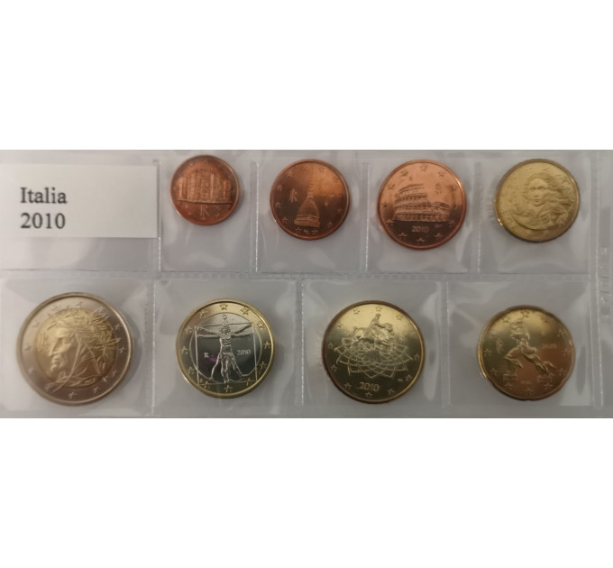 Italy euro set UNC 2010