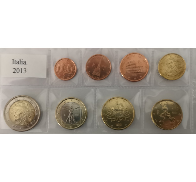Italy euro set UNC 2013