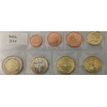 Italy euro set UNC 2014