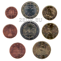 Itaalia euro komplekt UNC 2011