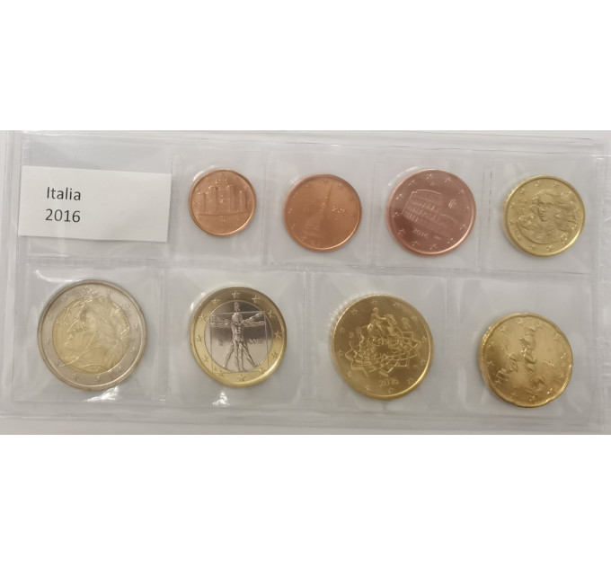 Italy euro set UNC 2016