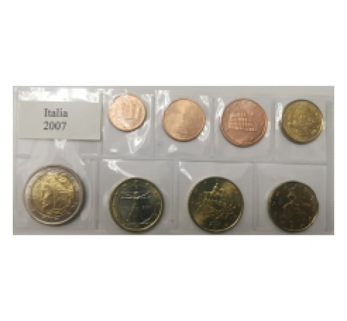 Italy euro set UNC 2007
