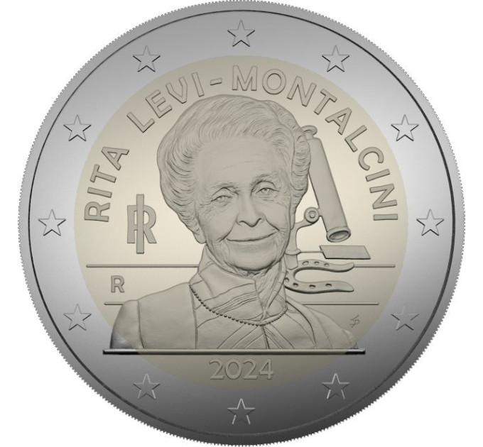 Italy 2 euro UNC 2024 - Rita Levi-Montalcini