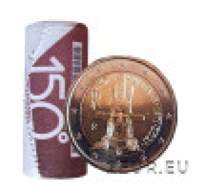 Italy 2 euro UNC roll 2021 - 150th anniversary of the declaration of the city of Rome as the capital of Italy