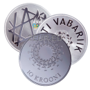 SILVER KROONI COINS