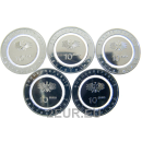 10 EURO UNC MÜNDID - 5 tähte (A,D,F,G,J)